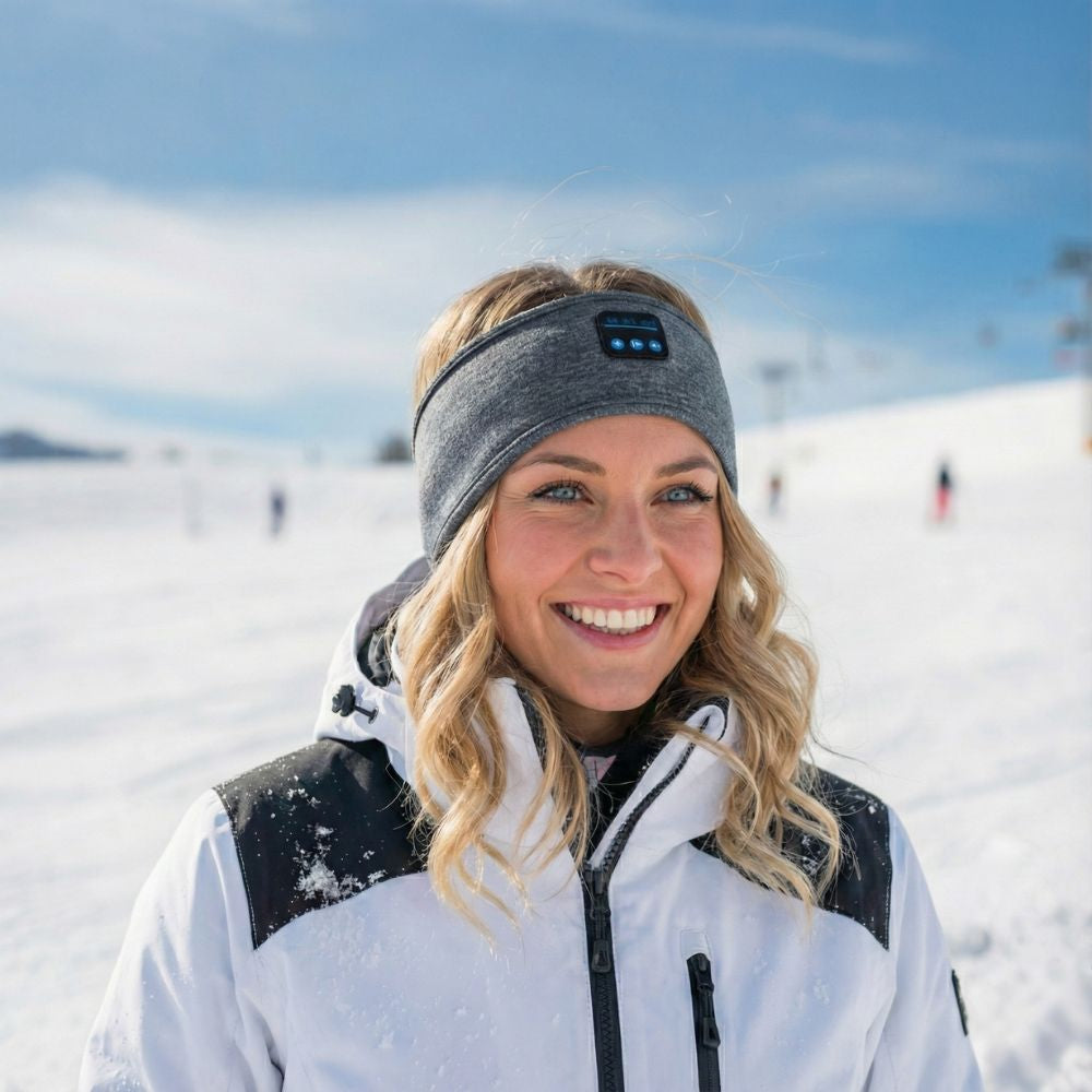 Skiwave - Bluetooth pannband för musik & kommunikation