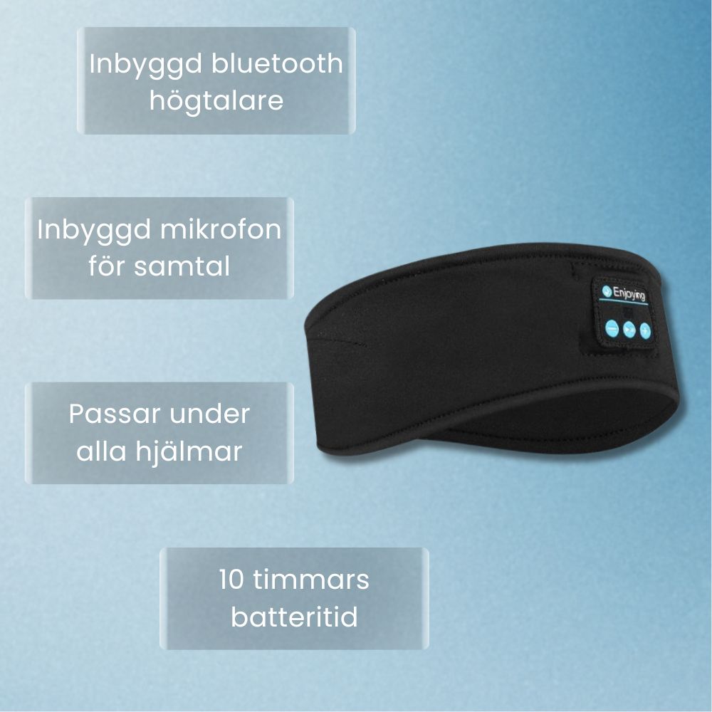 Skiwave - Bluetooth pannband för musik & kommunikation
